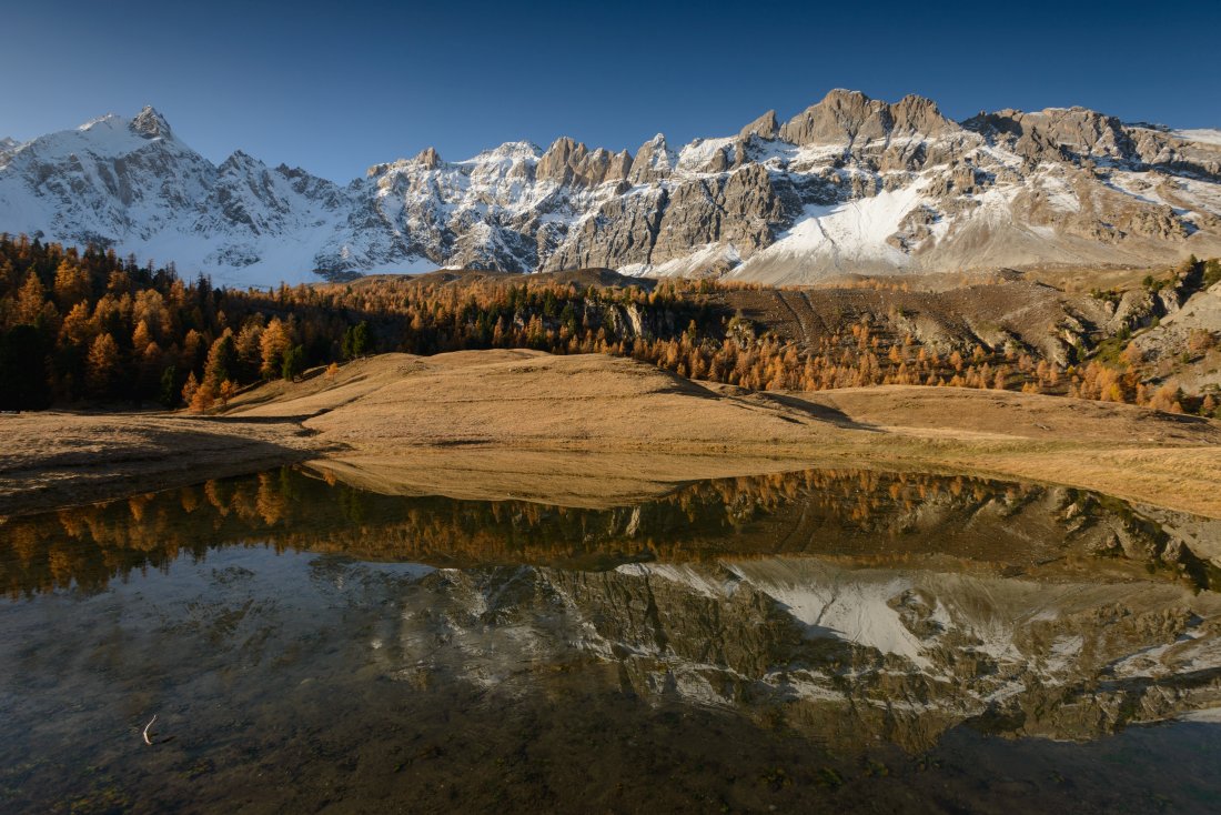 Lac Miroir dans le Queyras aussi connu sous le nom de lac des prés soubeyrand