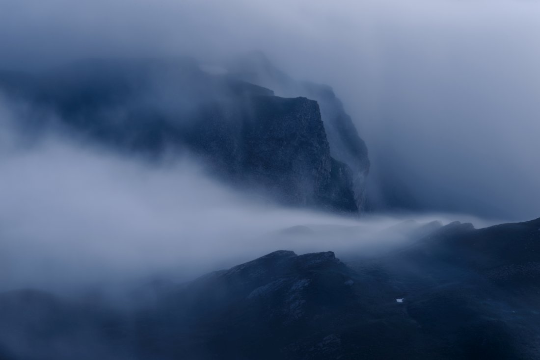 Torrent de brume dans le Queyras