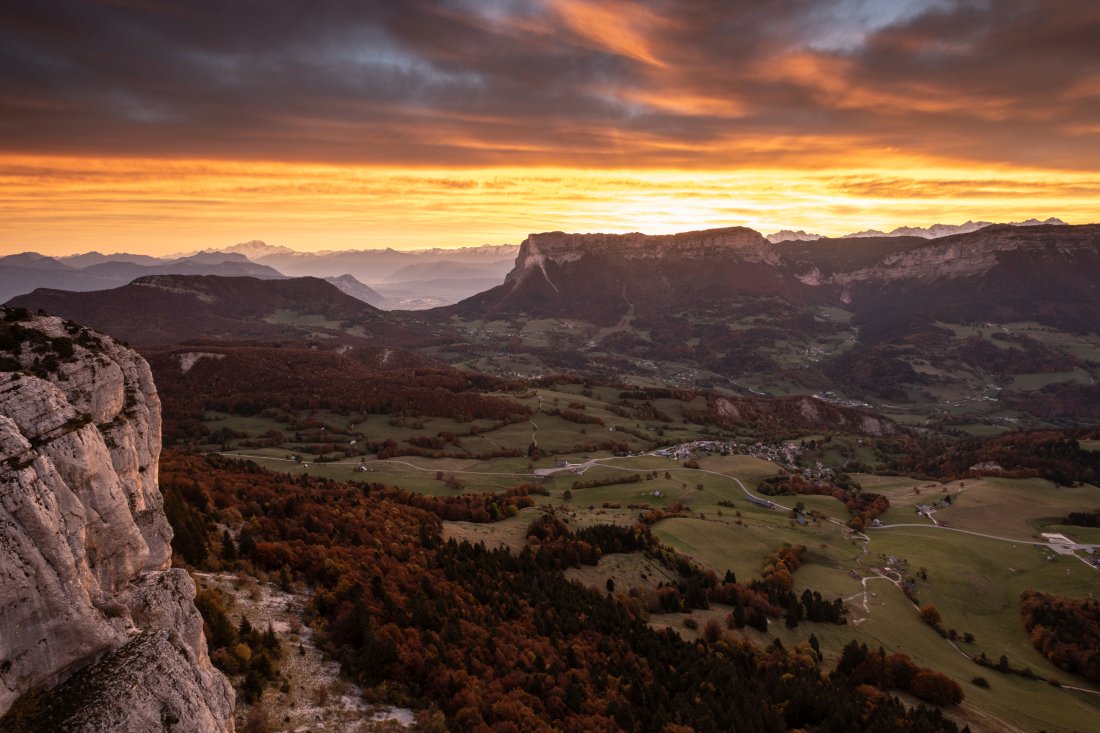 Lever de soleil en chartreuse