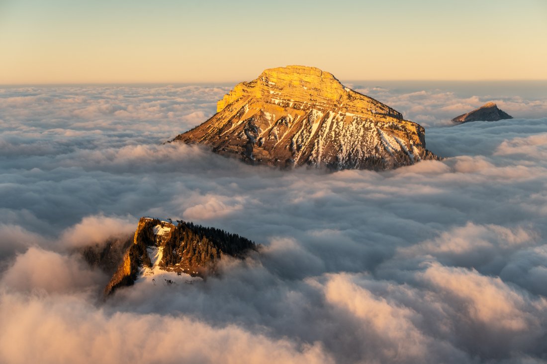 Lever de soleil en Chartreuse depuis la Dent de Crolles