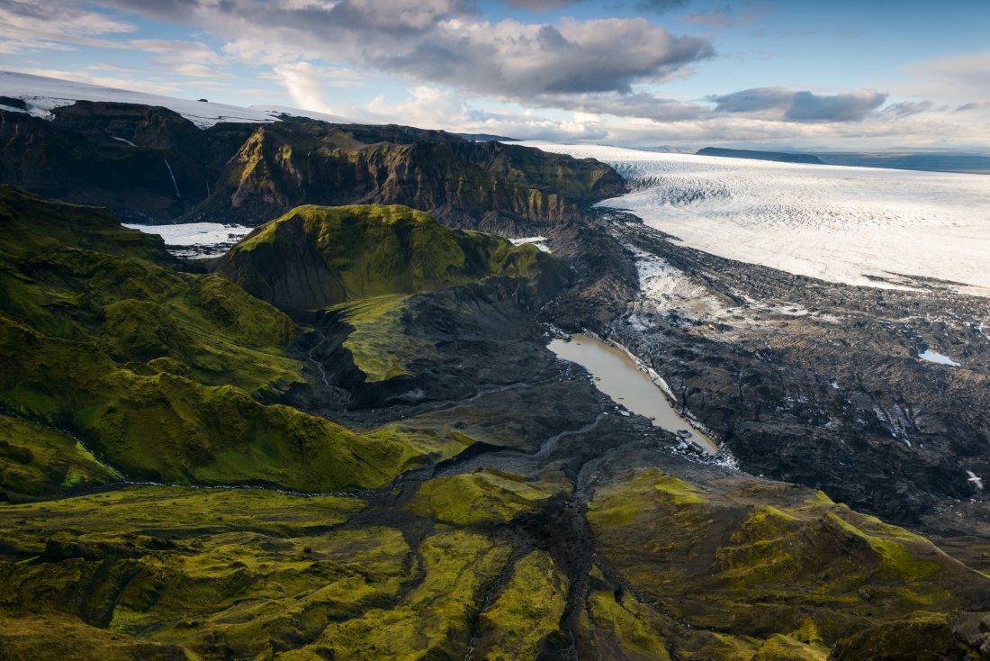 Glacier du Kötlujökull en Islande