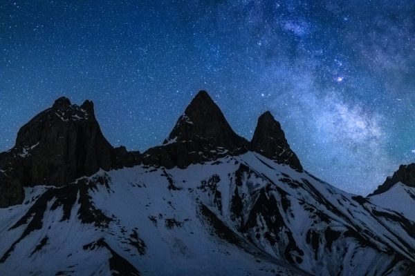 Aiguilles d’Arves et Voie Lactée