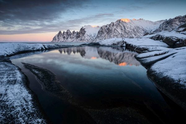 Lever de soleil à Senja