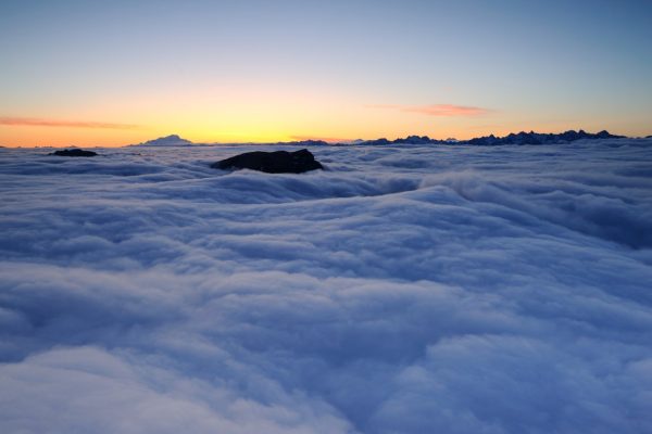 Mer de nuages en Chartreuse