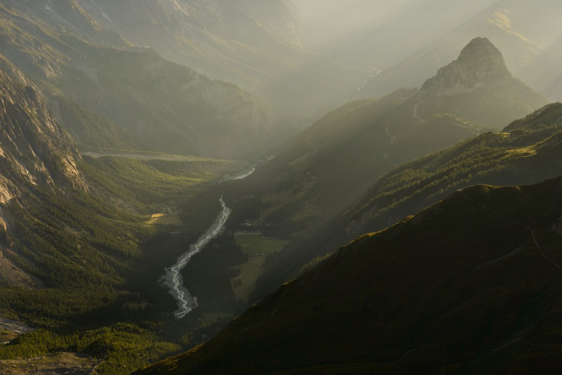 La Doire de Vény depuis le Mont Fortin