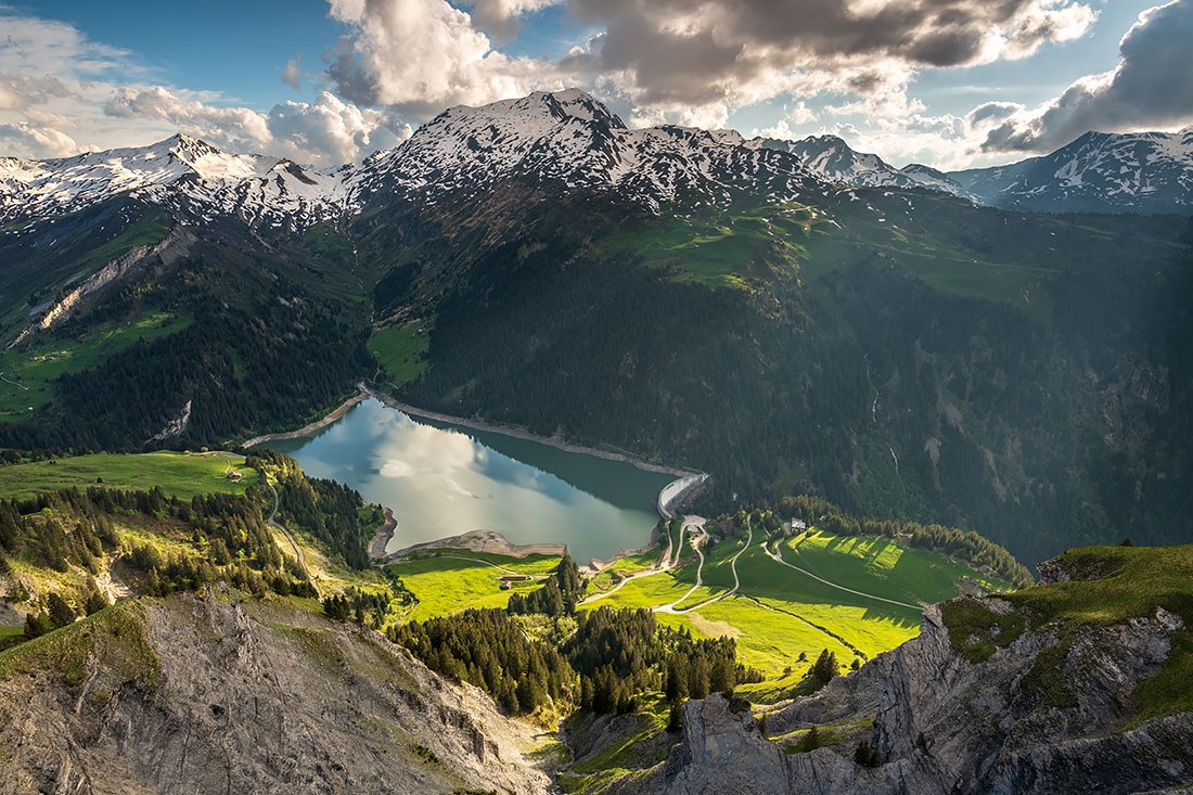 Lac de Saint-Guérin dans le Beaufortain