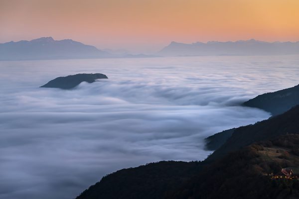 Mer de nuages dans le Bugey