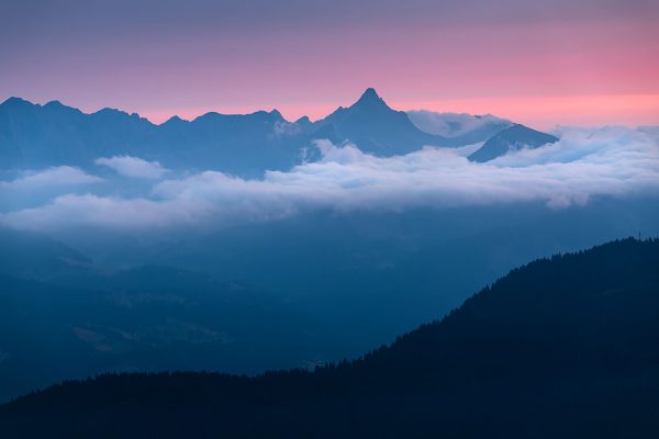 Aube sur les Aravis