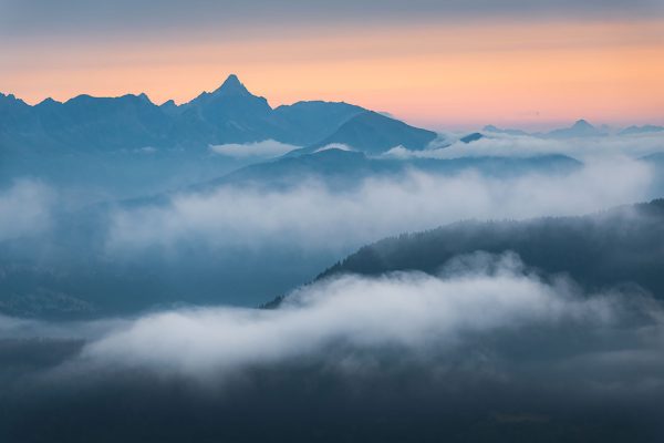 Brume au pied des Aravis