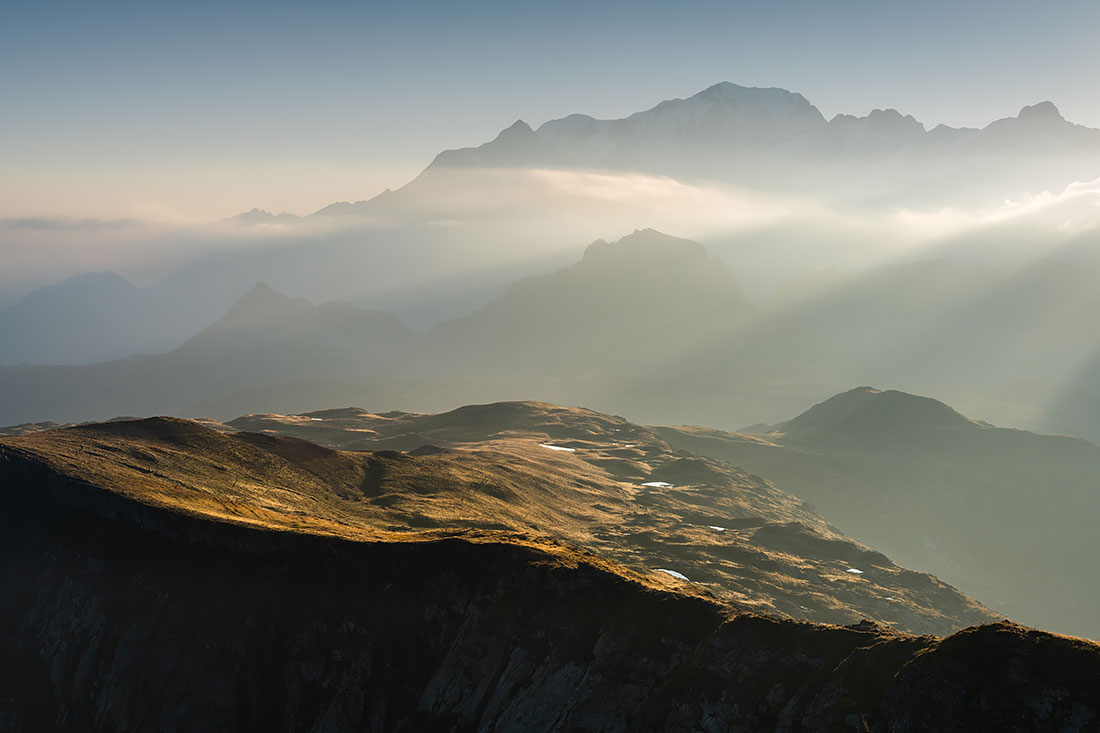 Lever de soleil aux rochers des Enclaves
