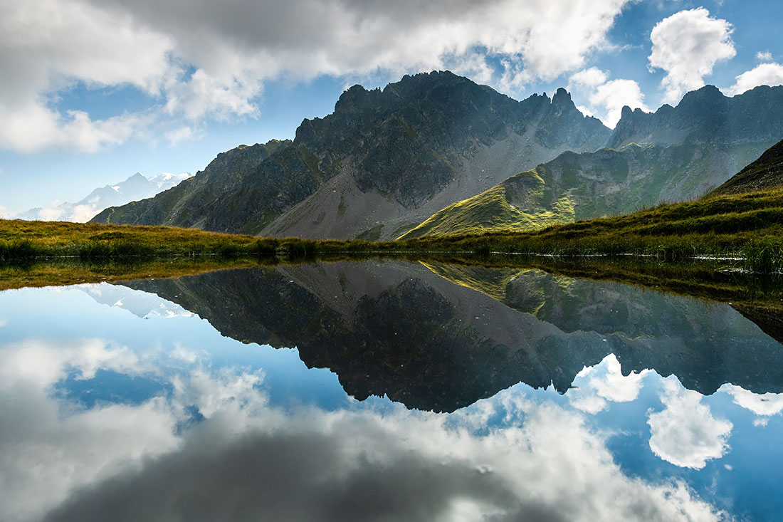Reflet de l'Aiguille de Roselette