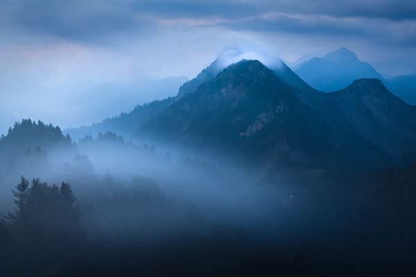 Brume au col de l’Alpettaz