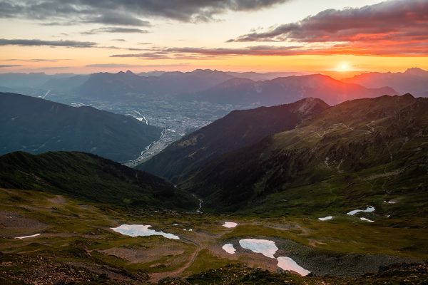 Coucher de soleil à la Pointe de la Grande Journée