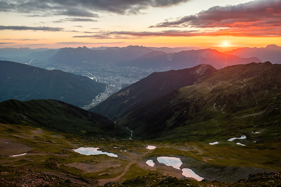 Coucher de soleil à la Pointe de la Grande Journée