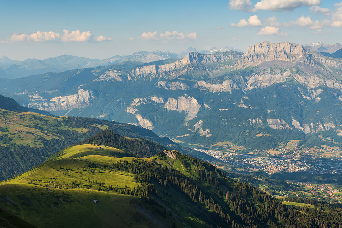 Le Chablais depuis Croisse Baulet