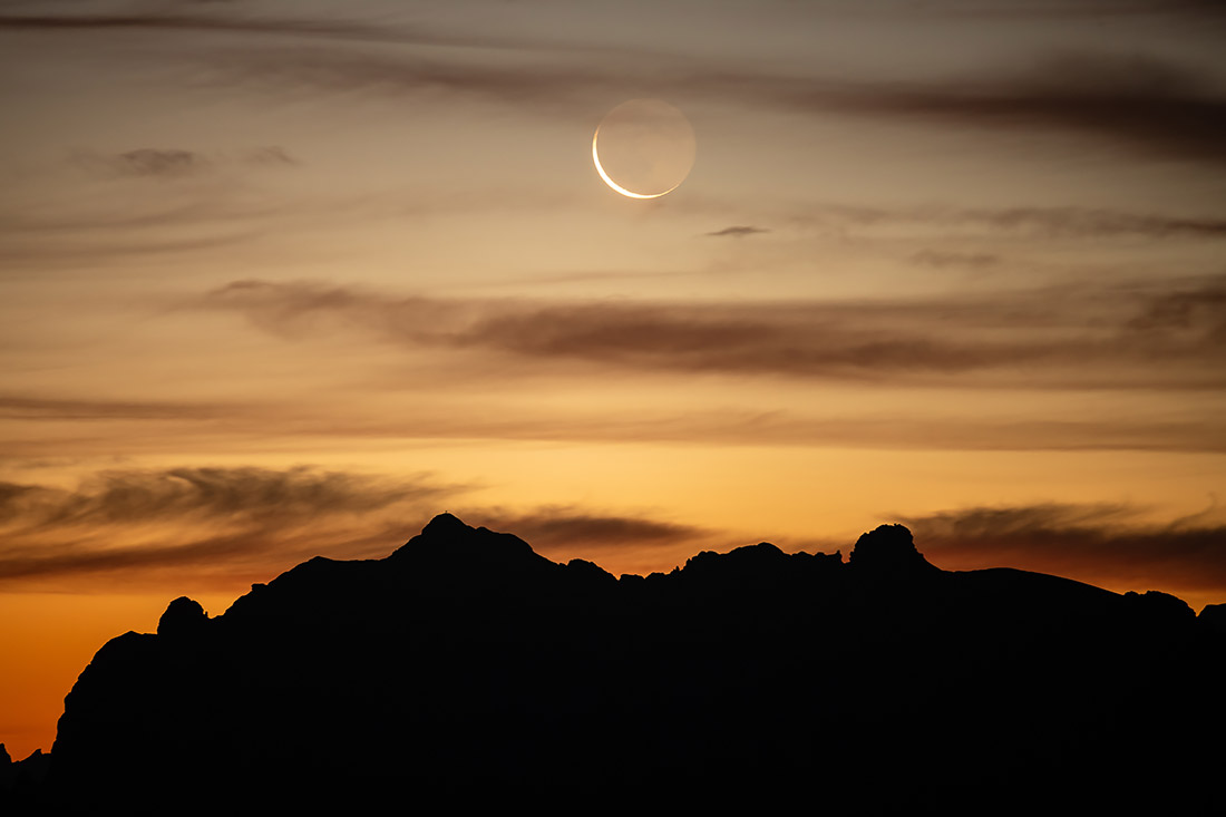 Lever du croissant de lune